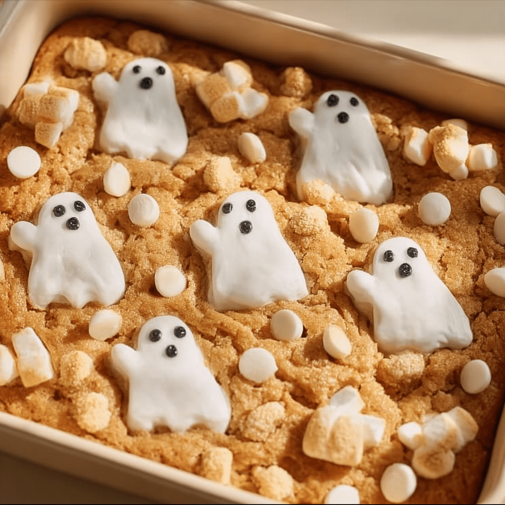 Ghost Cookie Cake 11 Ghost Cookie Cake