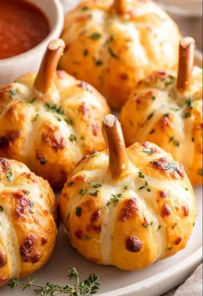 Easy Pizza-Stuffed Pumpkins Recipe for Halloween Dinner