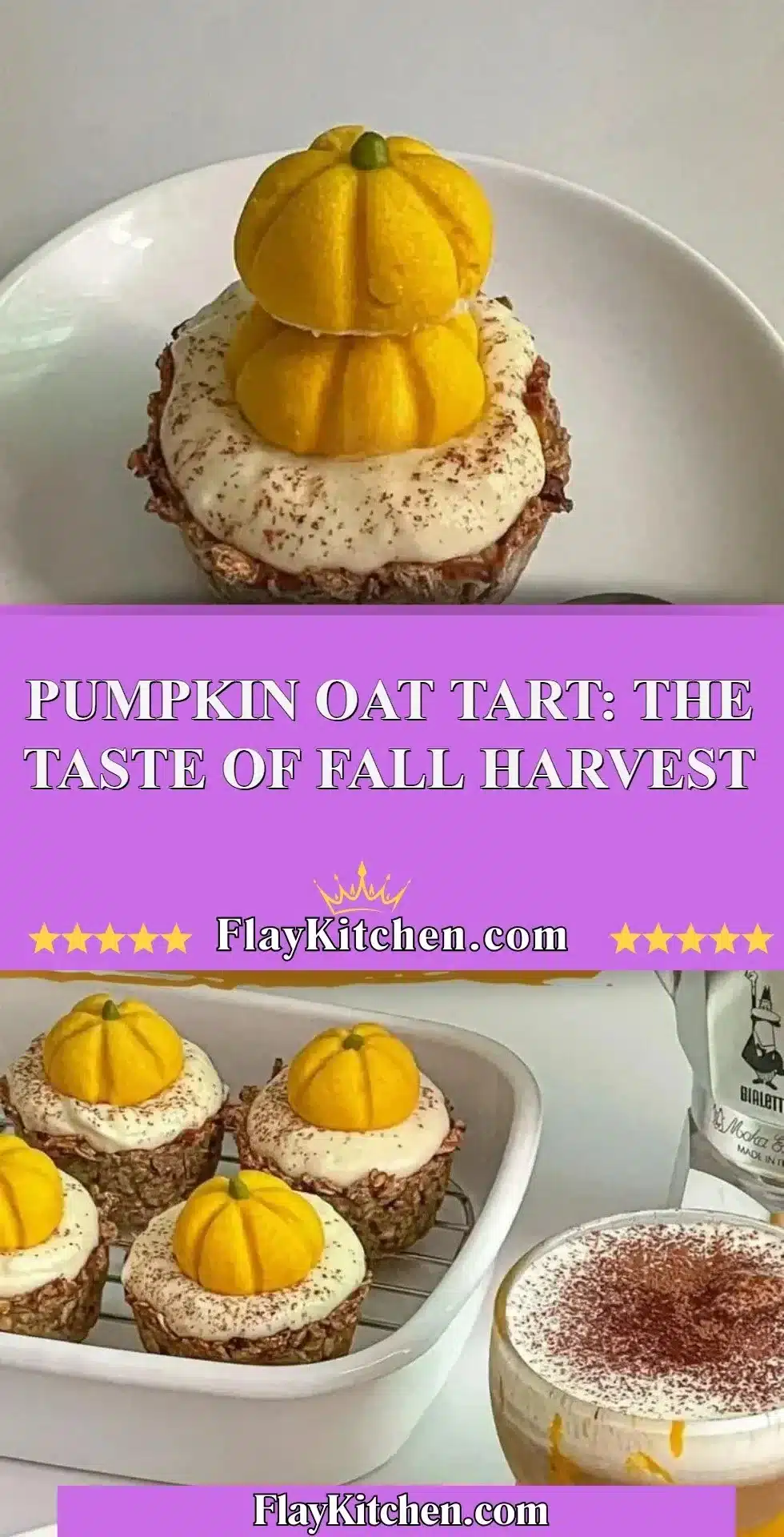 Delicious Pumpkin Oat Tart showcasing autumn flavors and fall harvest ingredients