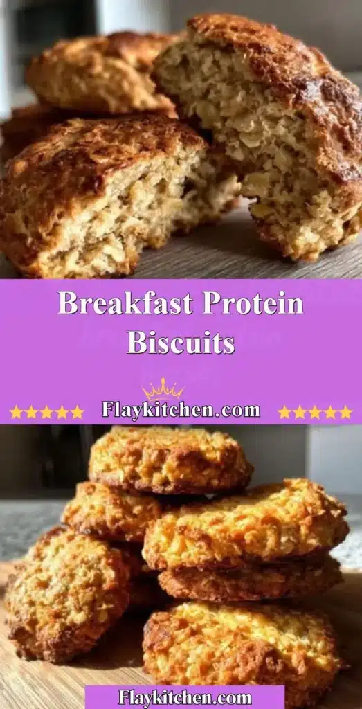 Delicious breakfast protein biscuits for a healthy start to your day