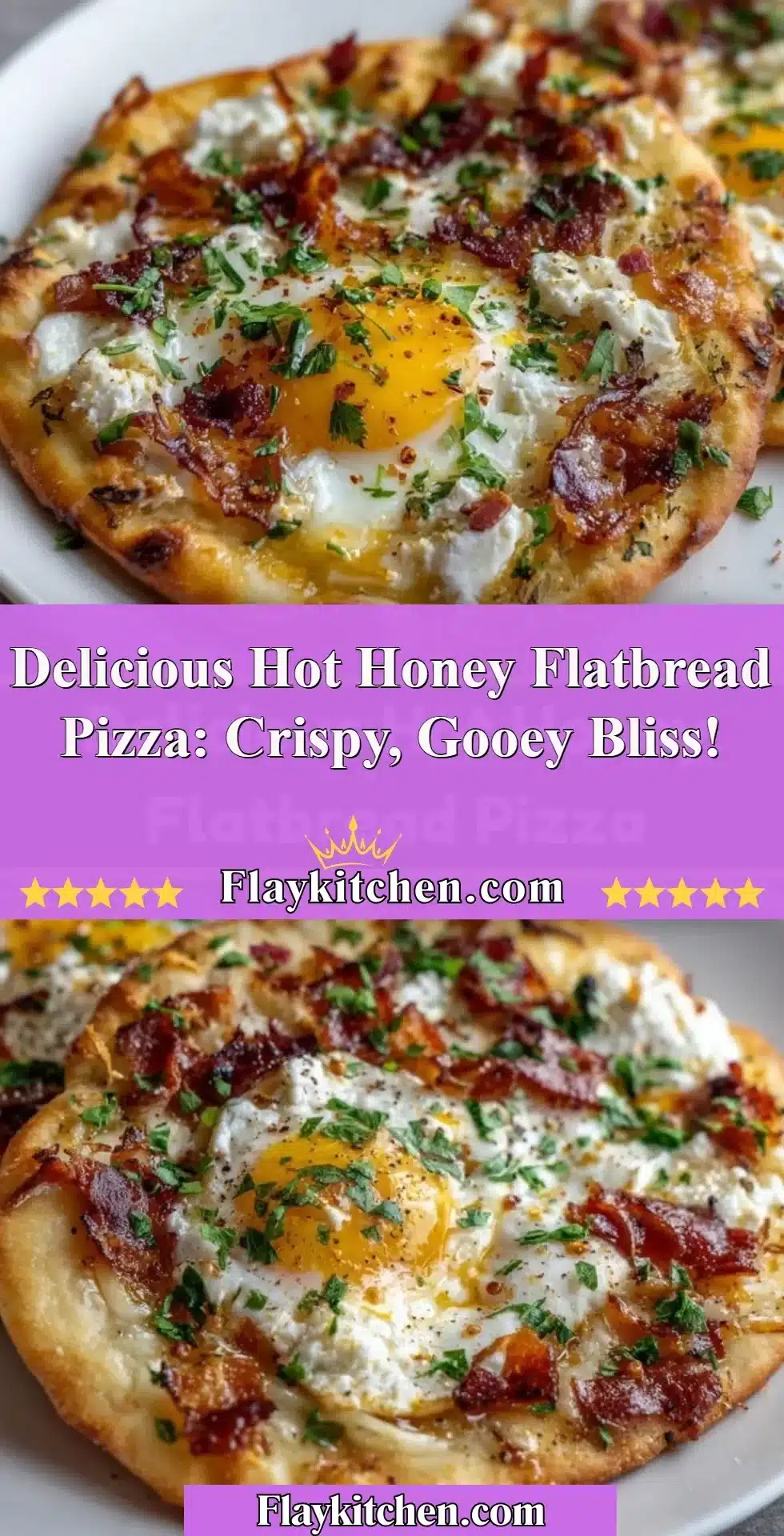 Delicious Hot Honey Flatbread Pizza: Crispy, Gooey Bliss! 2 Delicious hot honey flatbread pizza with crispy crust and gooey cheese