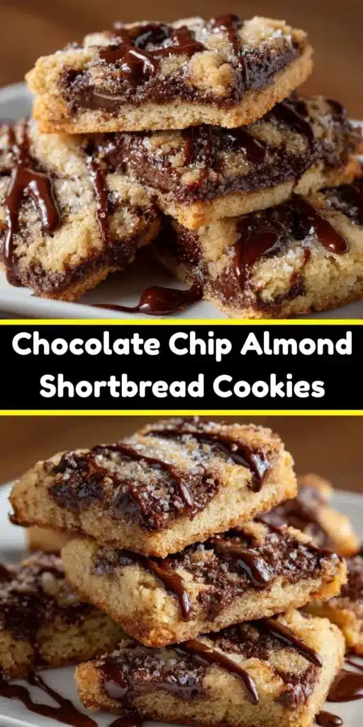 Delicious chocolate toffee pecan shortbread bars on a plate