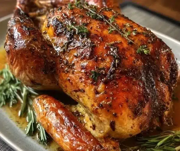Roasted Butterball turkey breast served with sides on a festive table