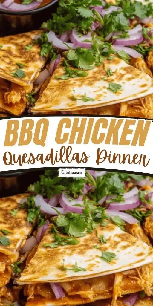 Delicious BBQ chicken quesadillas, crispy and customizable for any occasion.