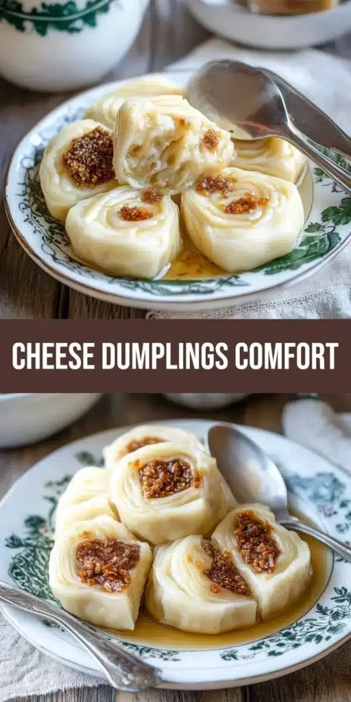 Comforting Farmer's Cheese Dumplings served with sweet compote