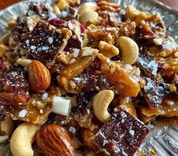 Decadent crunchy praline delight with a nutty flavor