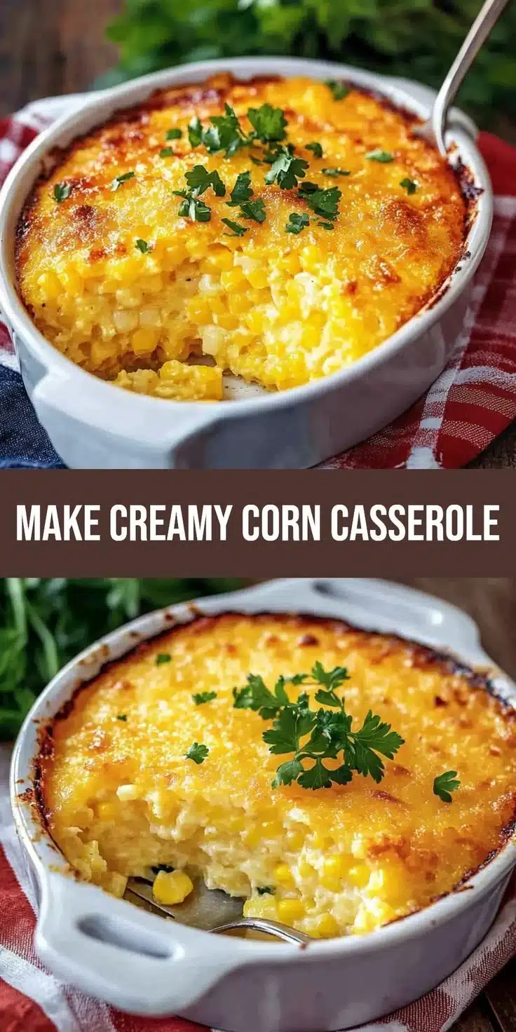 Irresistibly Creamy Easy Jiffy Corn Casserole for Family Gatherings 9 Easy and creamy Jiffy corn casserole ready for family gatherings