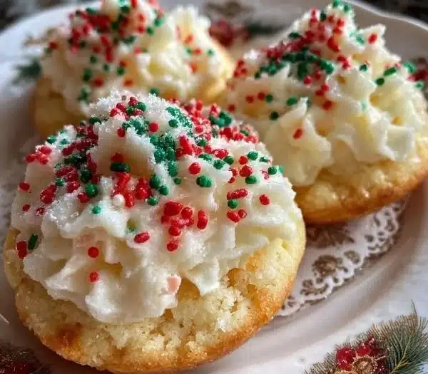 Delicious Christmas sugar cookie shots with festive decorations