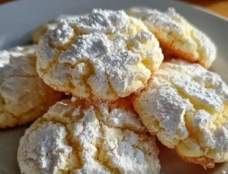 Delicious batch of Cool Whip Cookies fresh from the oven