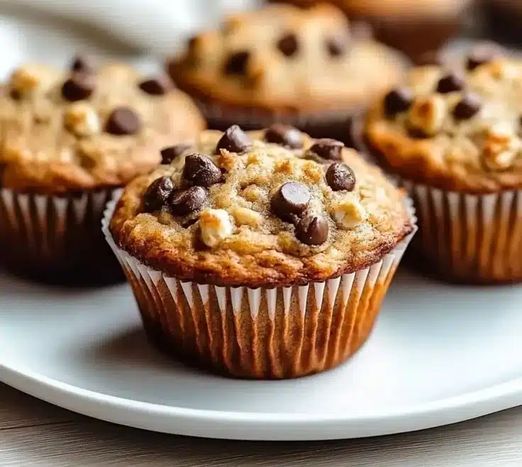 Irresistibly easy cottage cheese oatmeal blender muffins fresh out of the oven