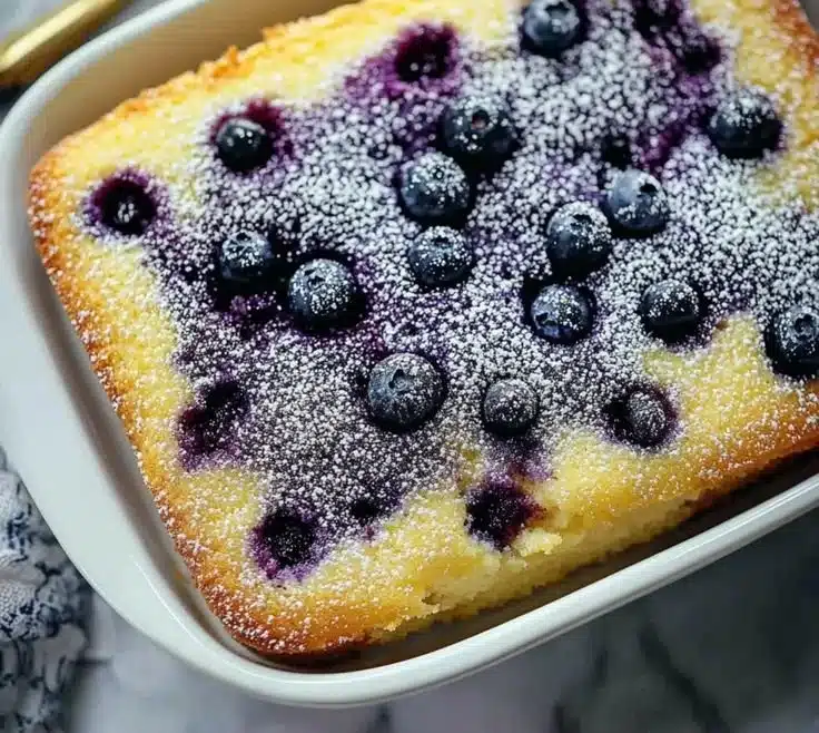 Melt-in-Your-Mouth Blueberry Christmas Cake Delight on a festive table
