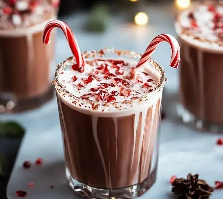 Naughty Elf Cocktail - A creamy holiday drink for festive celebrations