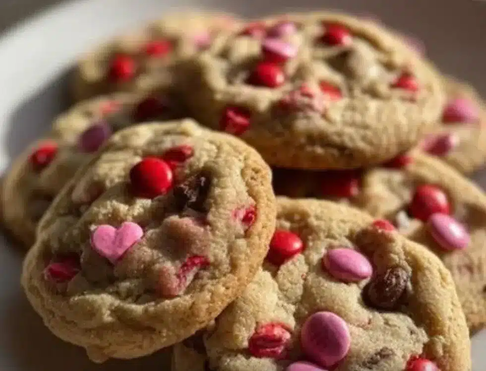 Deliciously baked Oreo M&Ms Cookies with chocolate chunks and colorful candy pieces.