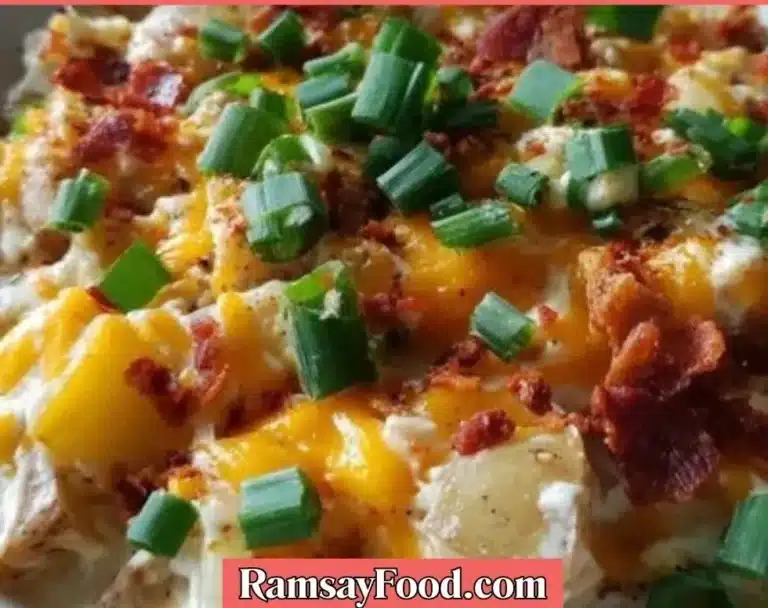 Delicious Slow Cooker Cajun Potato Soup served in a bowl