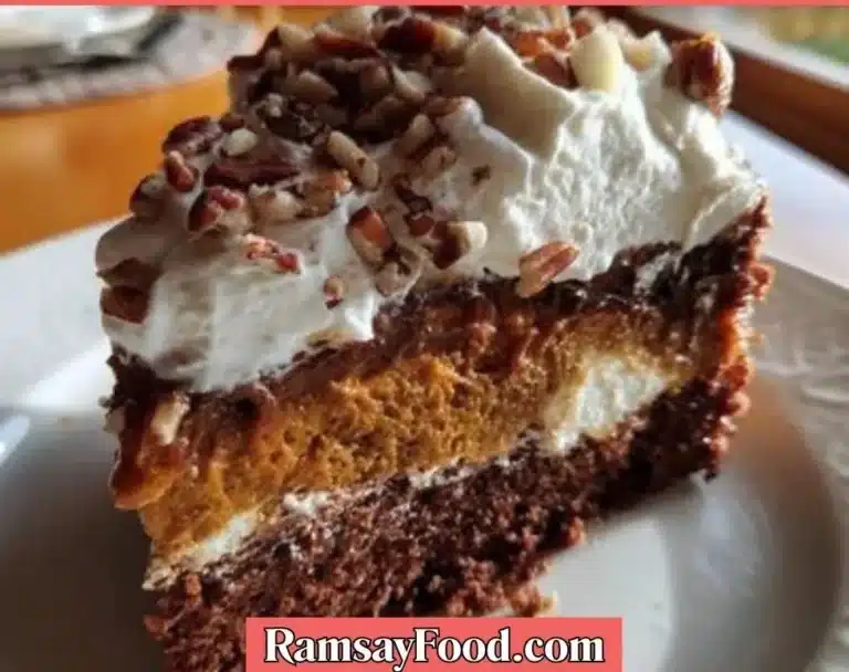 Thanksgiving Piecaken dessert featuring layers of pie and cake